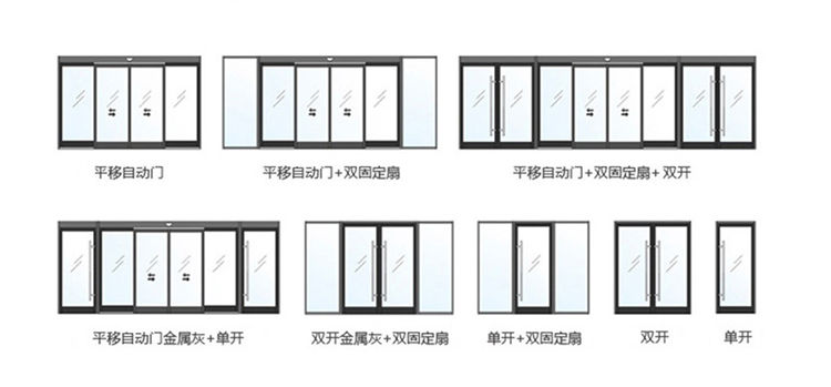單開(kāi)、雙開(kāi)自動(dòng)門(mén)樣式圖片